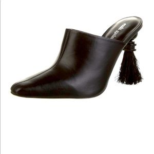 Cult Gaia Leather Tassel Accented “Tassie” Mules